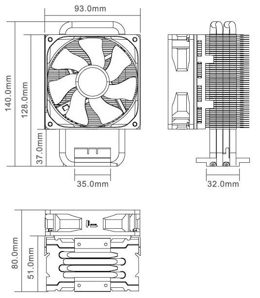 AMD fan cooler heatsink AMD fan cooler heatsink