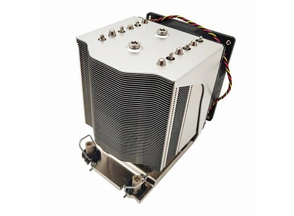 Aluminum Tower Fin Copper Plate 4U CPU Heatsink For LGA4189