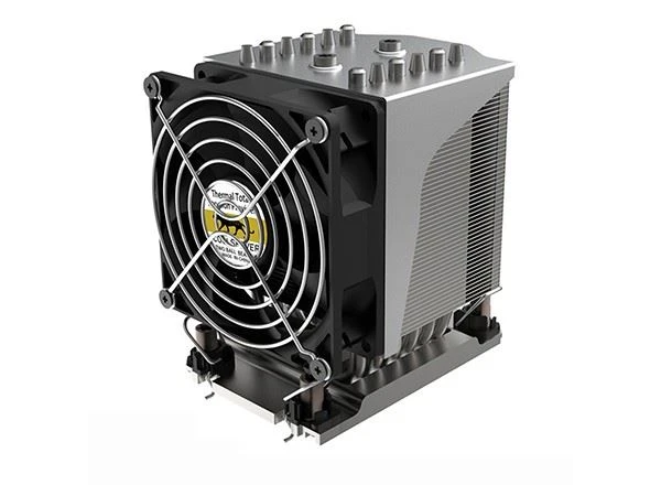 Aluminum Tower Fin Copper Plate 4U CPU Heatsink For LGA4189